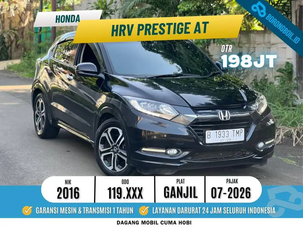 FLASH SALE! HONDA HRV PRESTIGE 1.8 MATIC 2016 SIAP PAKAI