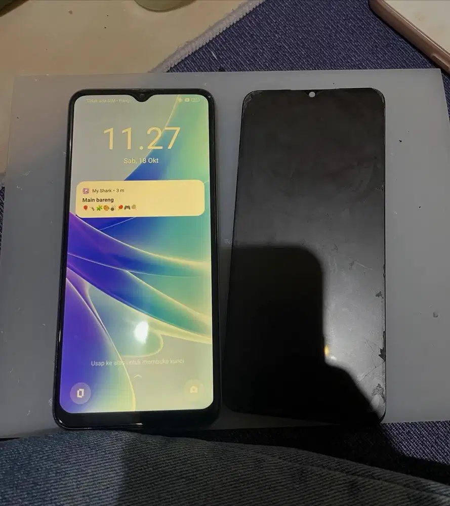 Ganti lcd oppo a77s bergaransi
