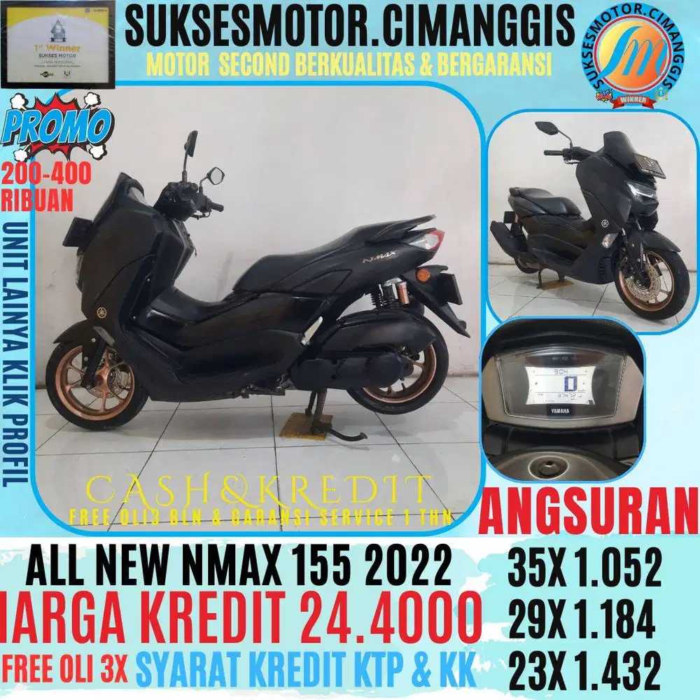 ALL NEW NAMX 155 CASHBACK PROMO TERMURAH FREE OLI 3 BLN