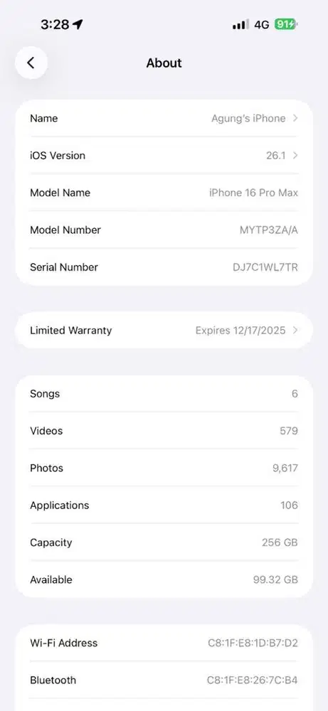 iPhone 16 Pro Max 256 GB