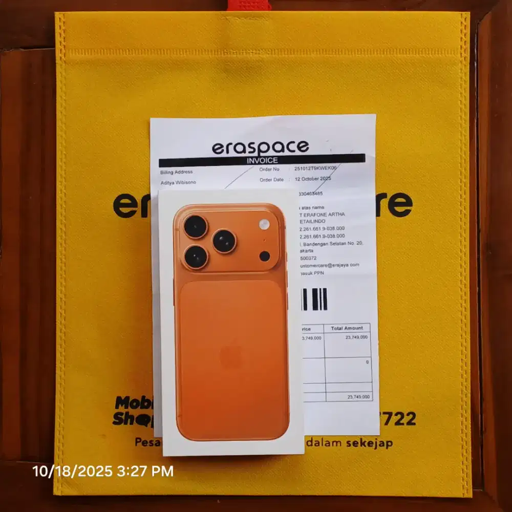 [BNIB] iPhone 17 PRO 256GB Cosmic Orange iBox PA/A