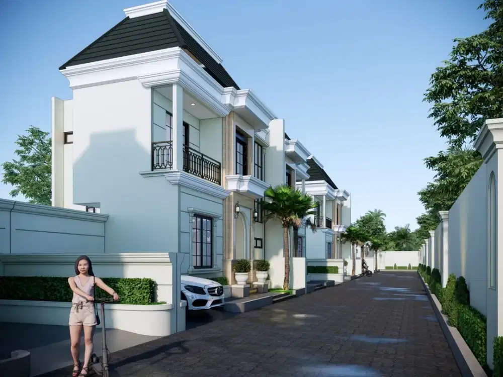 JUAL RUMAH JOGJA ONE GATE SISTEM KOLAM RENANG PRIBADI