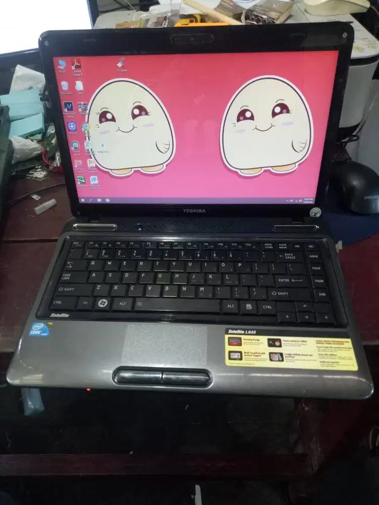 Toshiba Satelite L645 Core i5 RAM 8GB/SSD 128GB/HDD 500GB Ex. Kantor