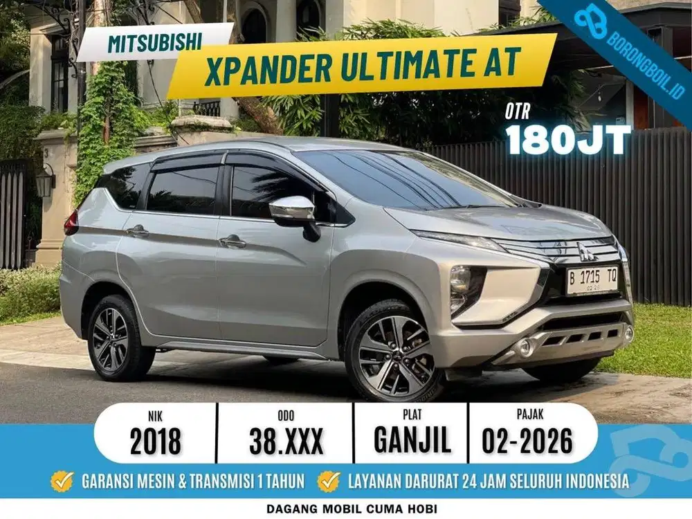 LOW KM XPANDER ULTIMATE 1.5 AT 2018 ABU SUPER ISTIMEWA SIAP PAKAI