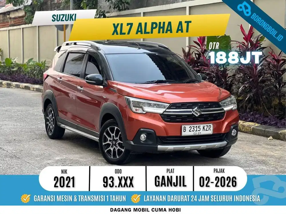 SUZUKI XL7 ALPHA MATIC 2021 SIAP PAKAI