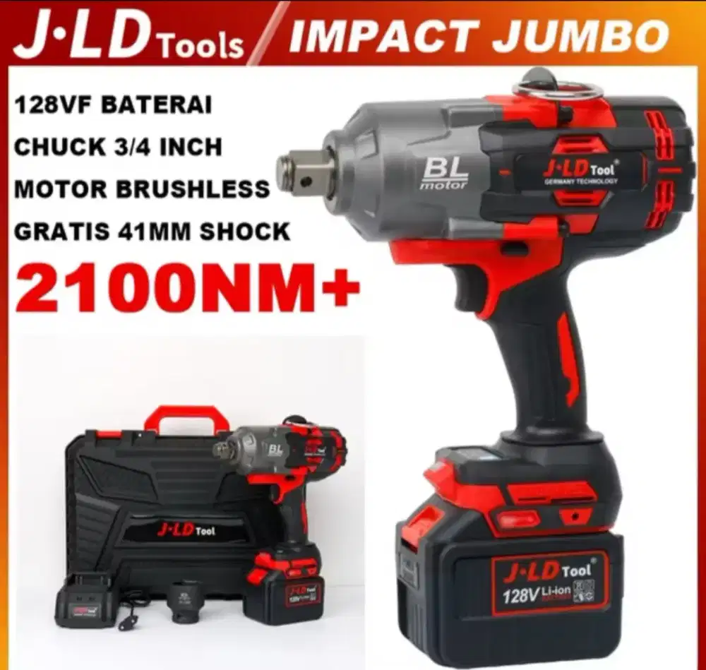 Impact wrench jld torsi 2100nm unvil 3/4 inch