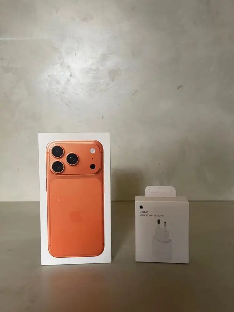 iphone 17 pro 256gb cosmic orange garansi resmi ibox 1 tahun