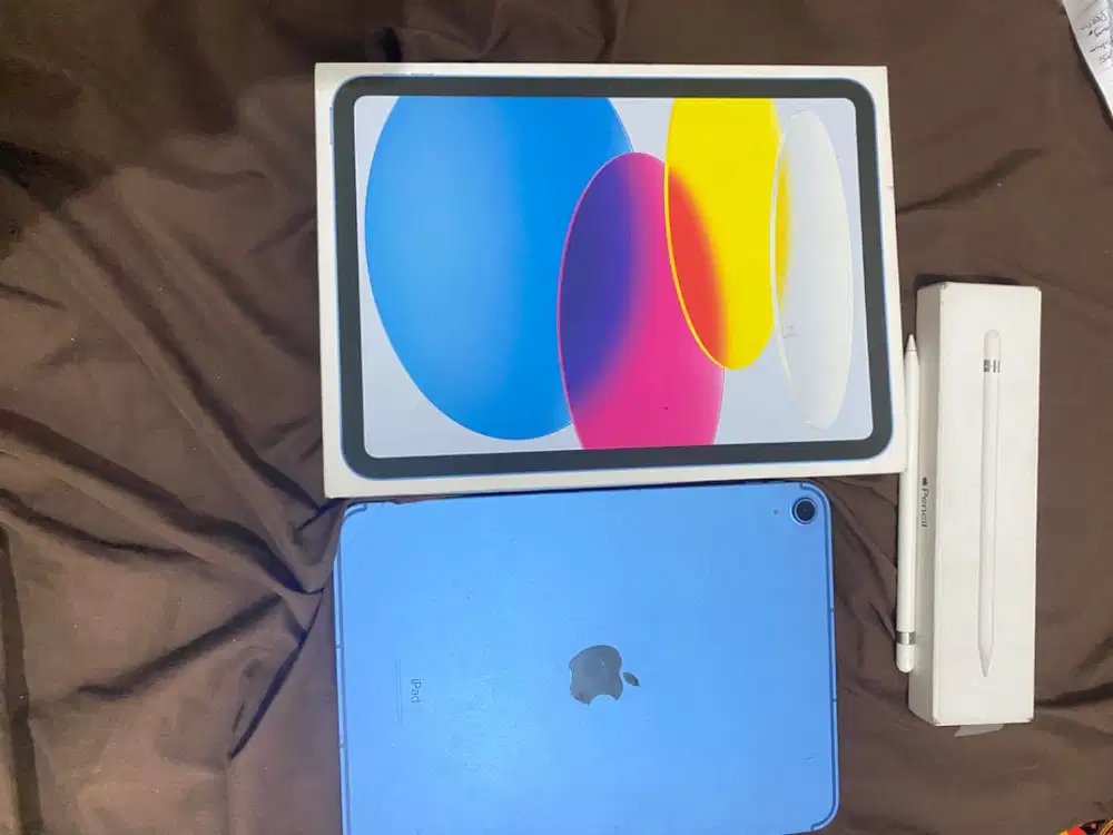 iPad Generasi ke-10 (10th Gen)  Kapasitas: 256 GB  Pemakaian: 2 tahun