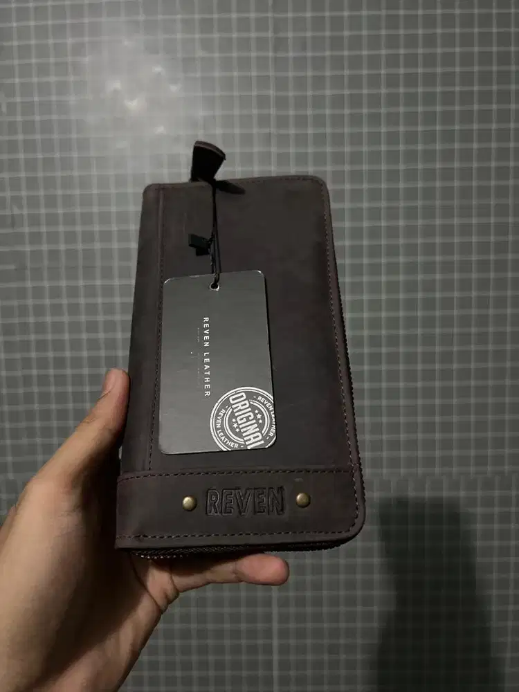 Dompet KULIT REVEN Warna BROWN