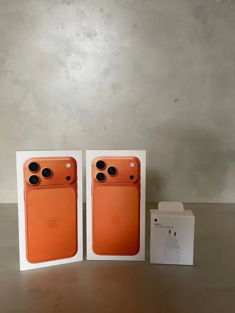 iphone 17 pro max new 256gb garansi resmi ibox 1 tahun new