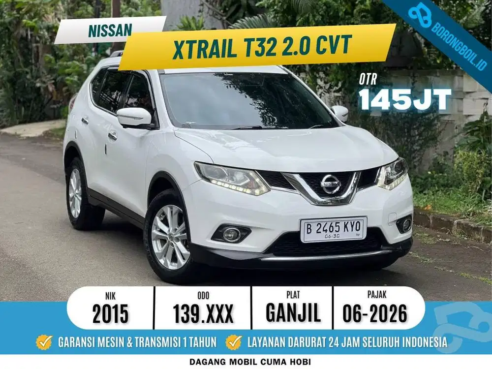 NISSAN XTRAIL T32 2.0 CVT 2015 PUTIH SIAP PAKAI