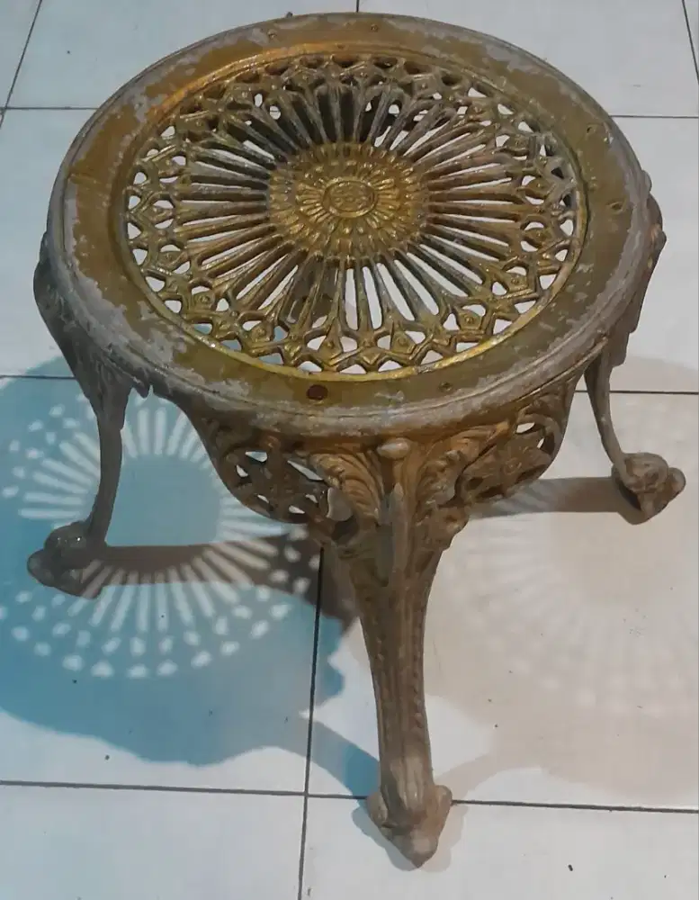Meja taman Almunium