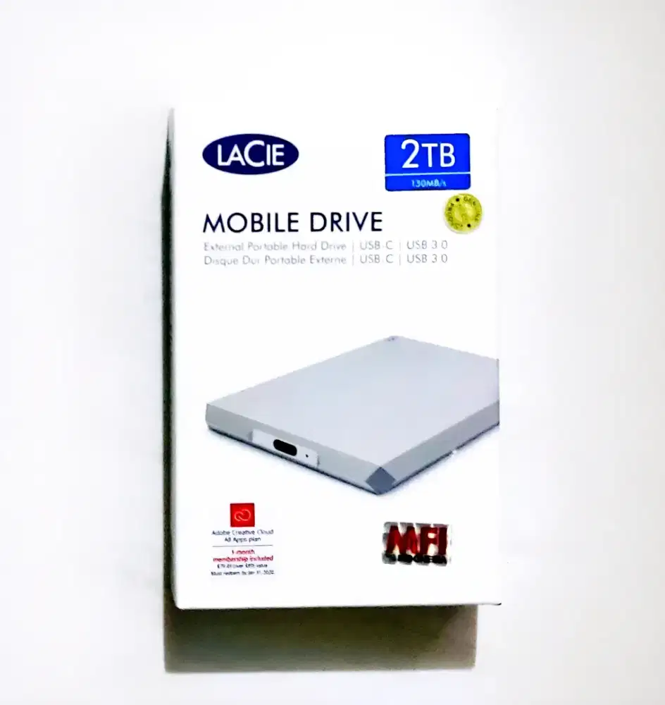 Hardisk External Lacie 2TB (HDD Harddisk Eksternal)