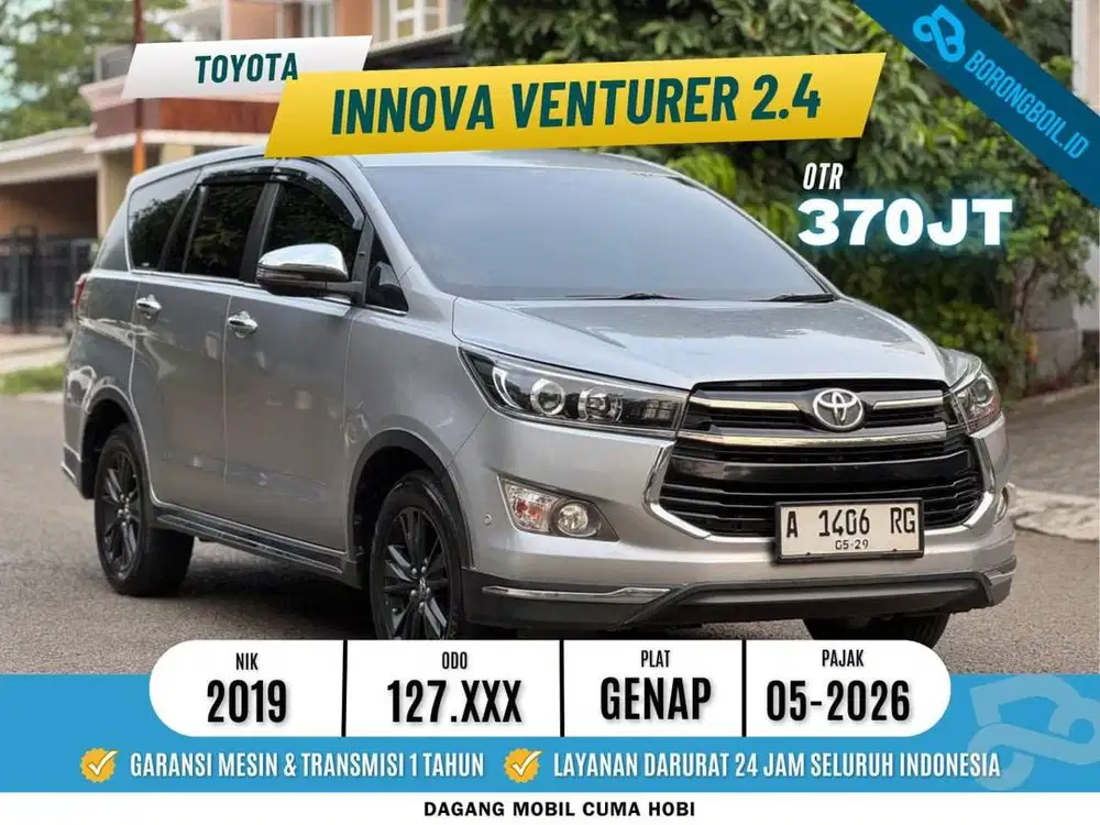 DIESEL! TOYOTA INNOVA VENTURER 2.4 MATIC 2019 SIAP PAKAI
