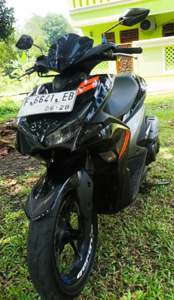 Yamaha Aerox 155 VVA 2017 mulus bgt full orisinil
