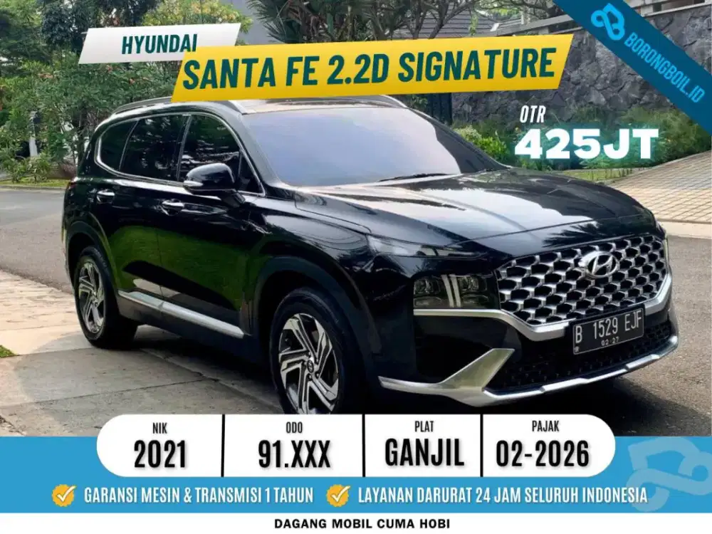 Hyundai SANTA FE 2.2D Signature AT 2021 DIESEL HITAM