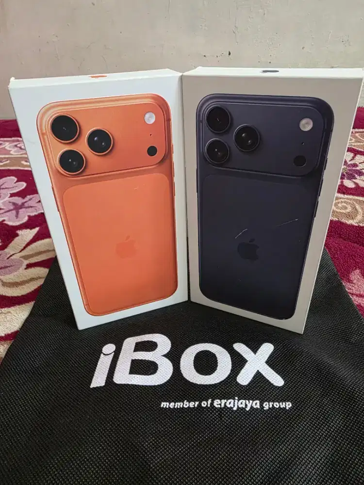 iphone 17 pro max 256gb resmi iBox(unit NEW,)ready stok,gk perlu PO2
