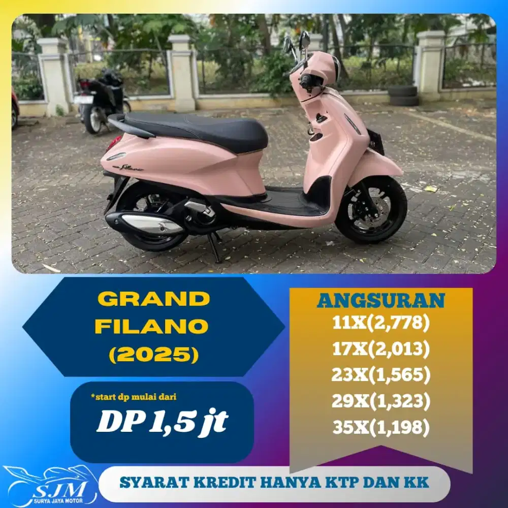 YAMAHA GRAND FILANO 2025 SIAP PAKAI