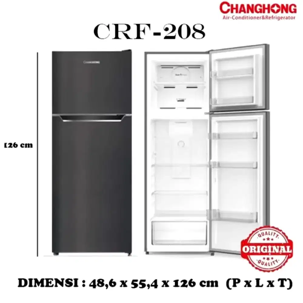 Kulkas Changhong 2 pintu