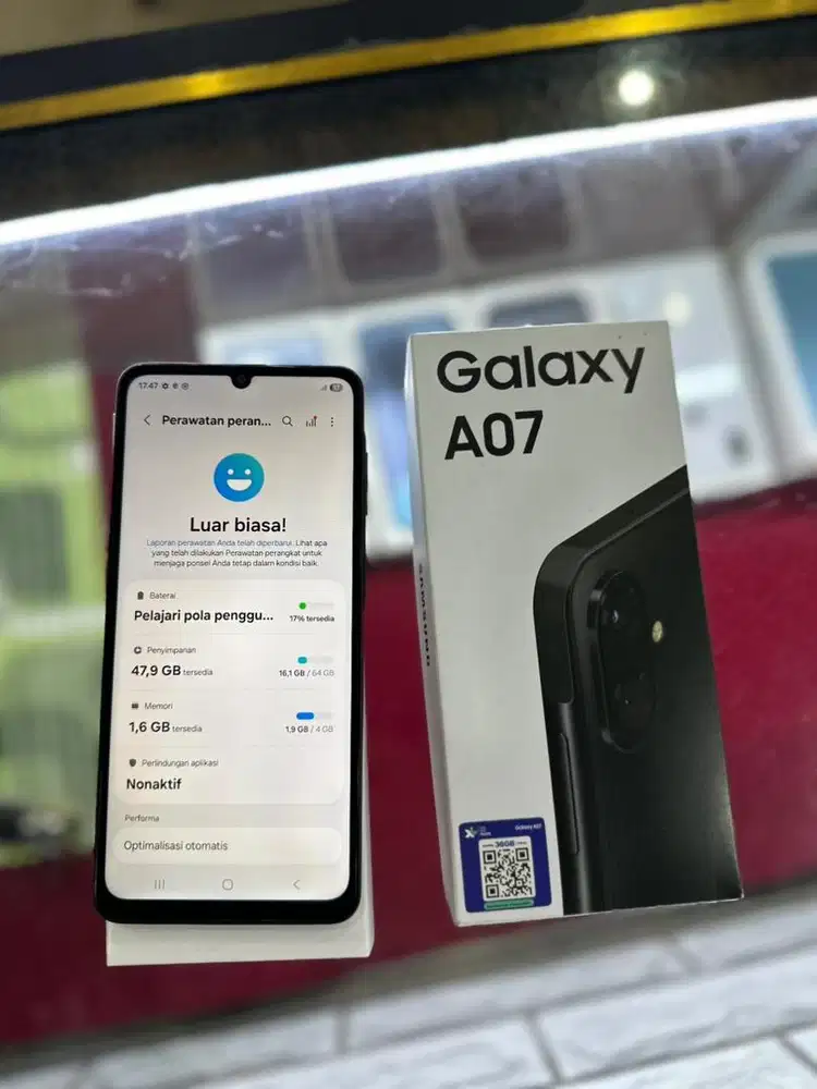 Samsung A07 4/64gb garansi panjang