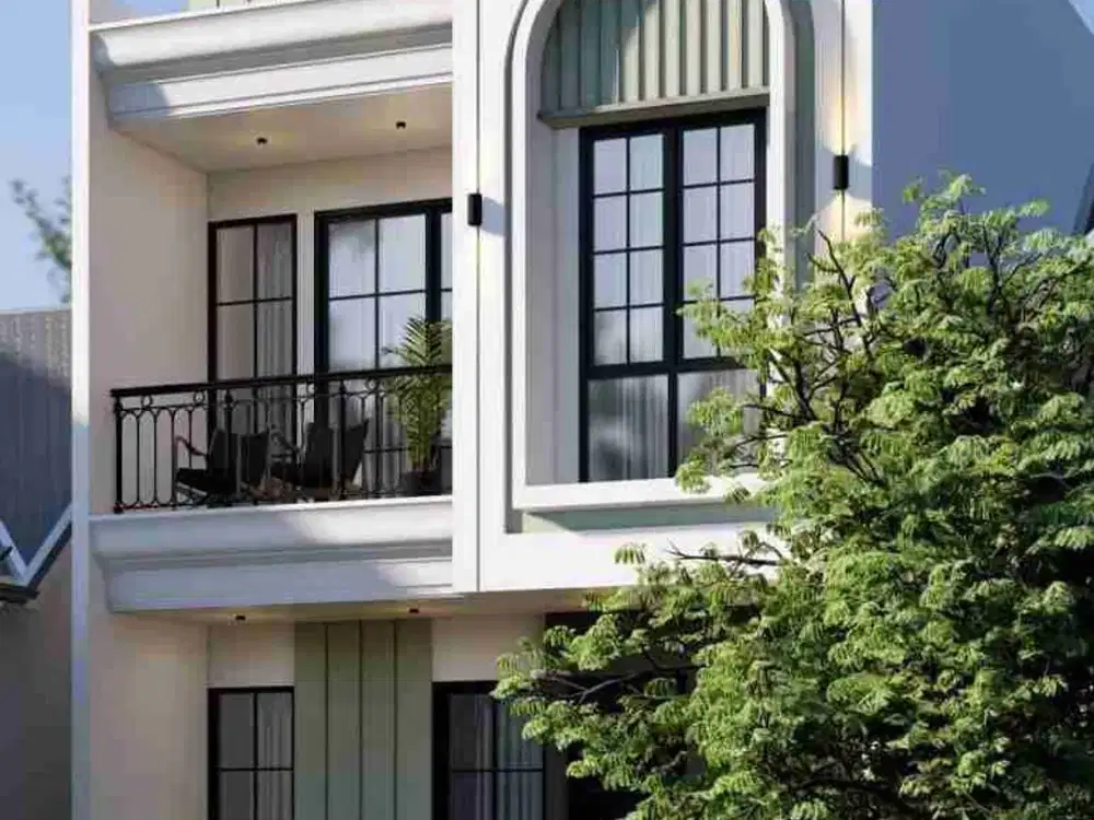 Rumah 2 lantai rooftop Siap huni Cilodong 3 kt/km KPR tanpa DP strategis 2 menit alun alun kota Depok dan dekat ke jalan Margonda dan tol Margonda, pesona square kota Depok