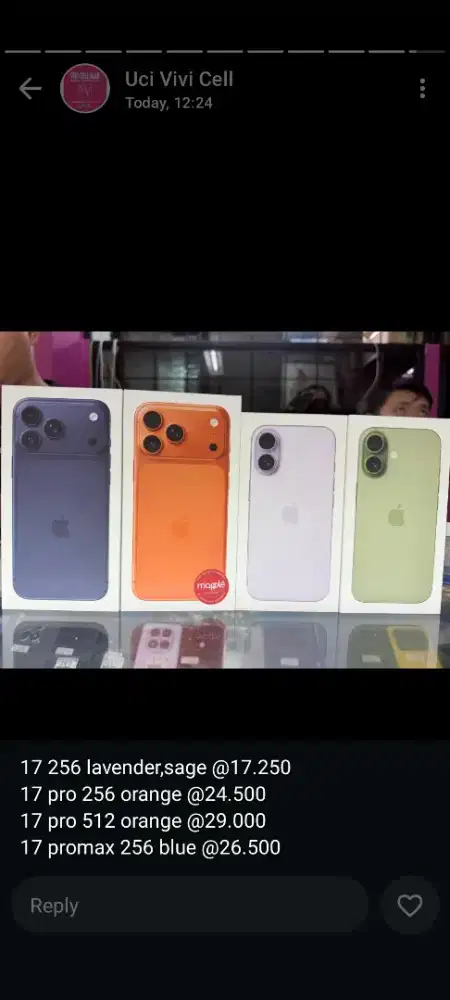 Iphone 17 series (cek deskripsi)