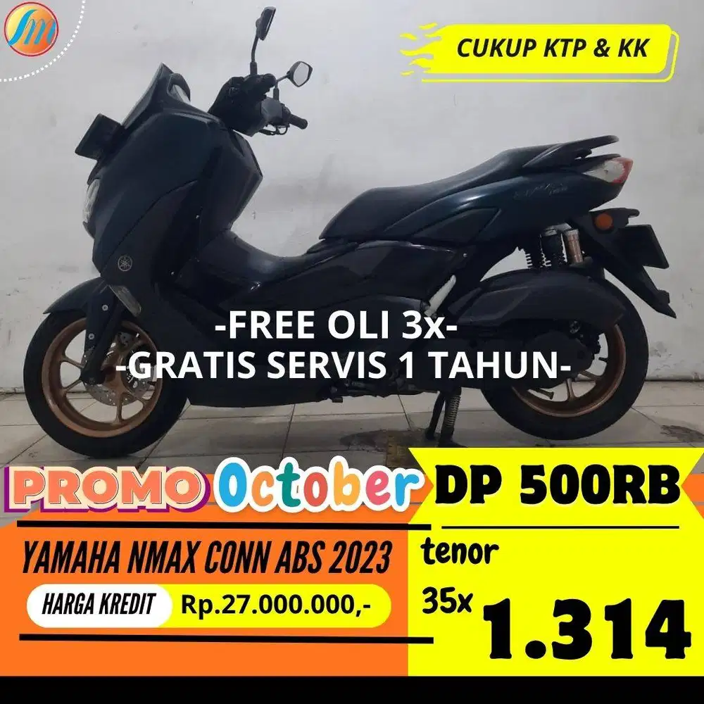 YAMAHA NMAX CONNECTED ABS 2023 KREDIT DP 500RIBU ANGSURAN RINGAN