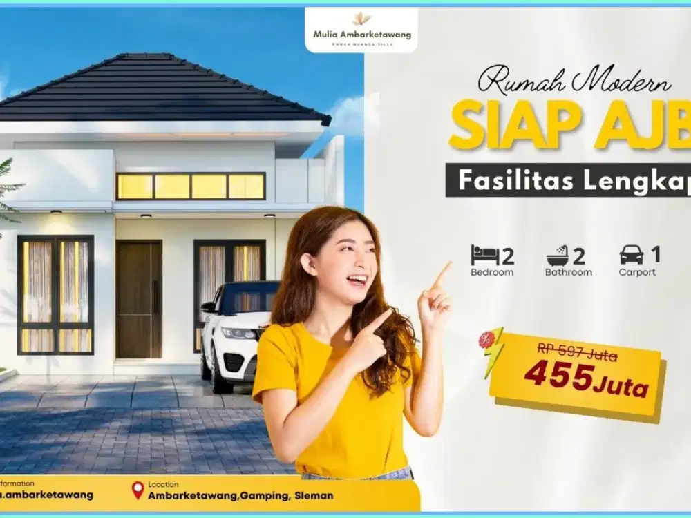 DIJUAL RUMAH SLEMAN GAMPING MURAH DEKAT UMY NUANSA VILLA