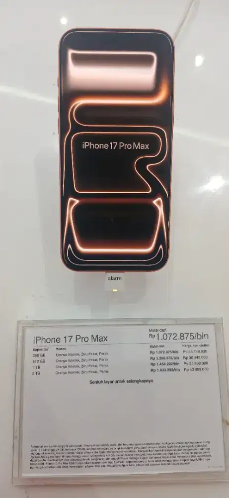 Iphone17 Promax cicilan tanpa kartu credit dengan home credit bunga 0%