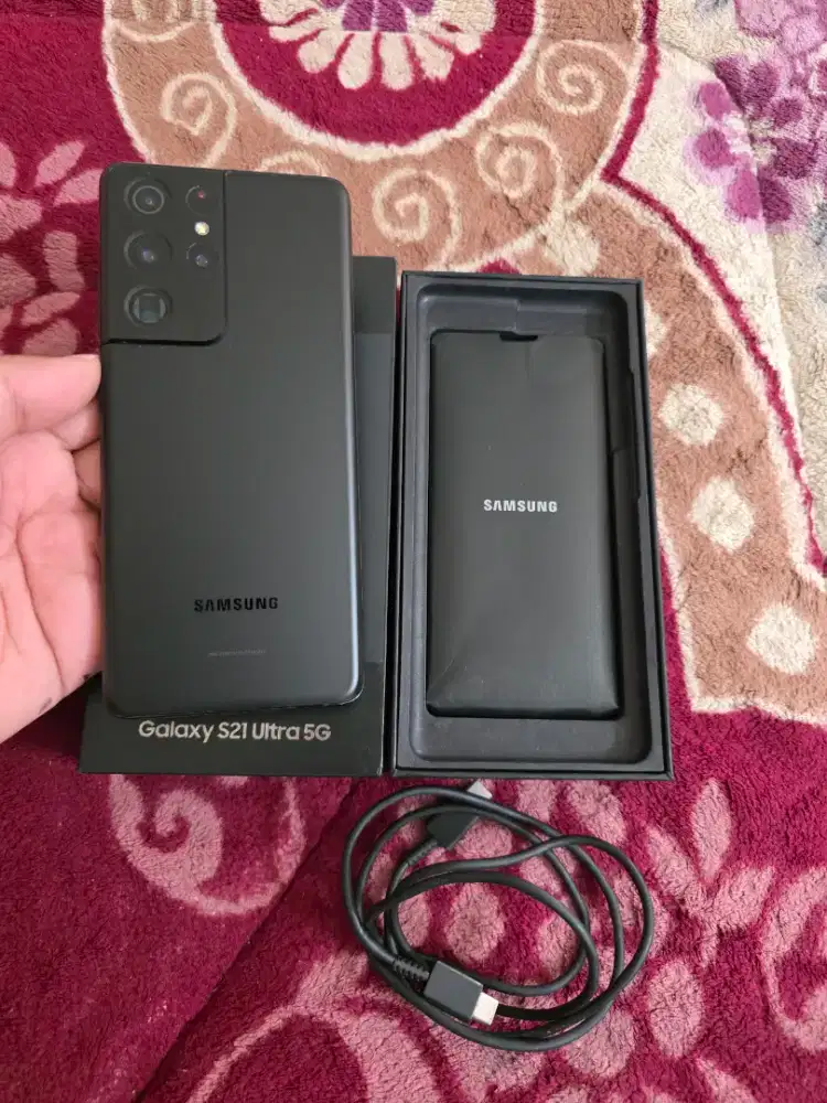 samsung S21 ultra ram 16/512gb resmi sein,fulset original