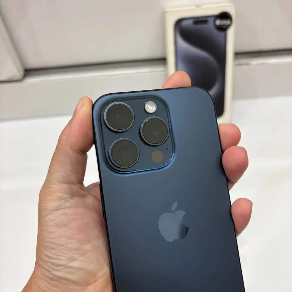 iPhone 15 Pro 128GB Blue Titanium Fullset iBox