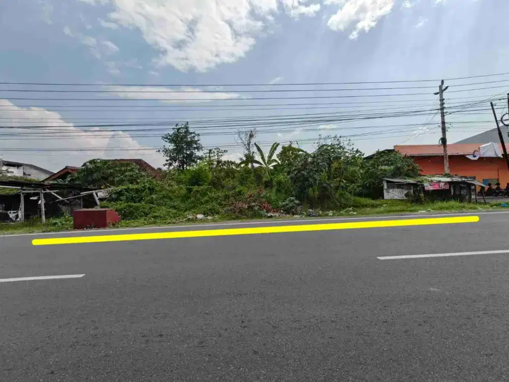 tanah strategis tepi jalan provinsi