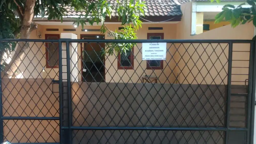 DISEWAKAN RUMAH dekat ke Jakarta