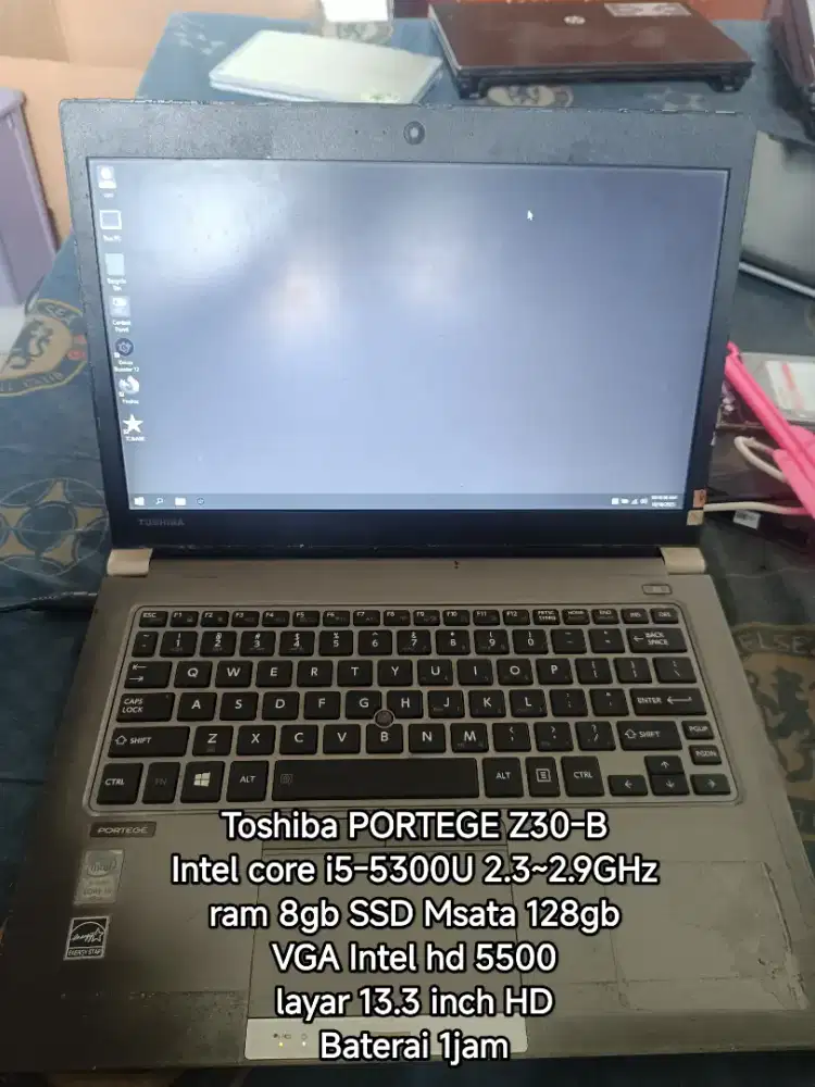 Toshiba PORTEGE Z30-B I5 gen 5 minus layar