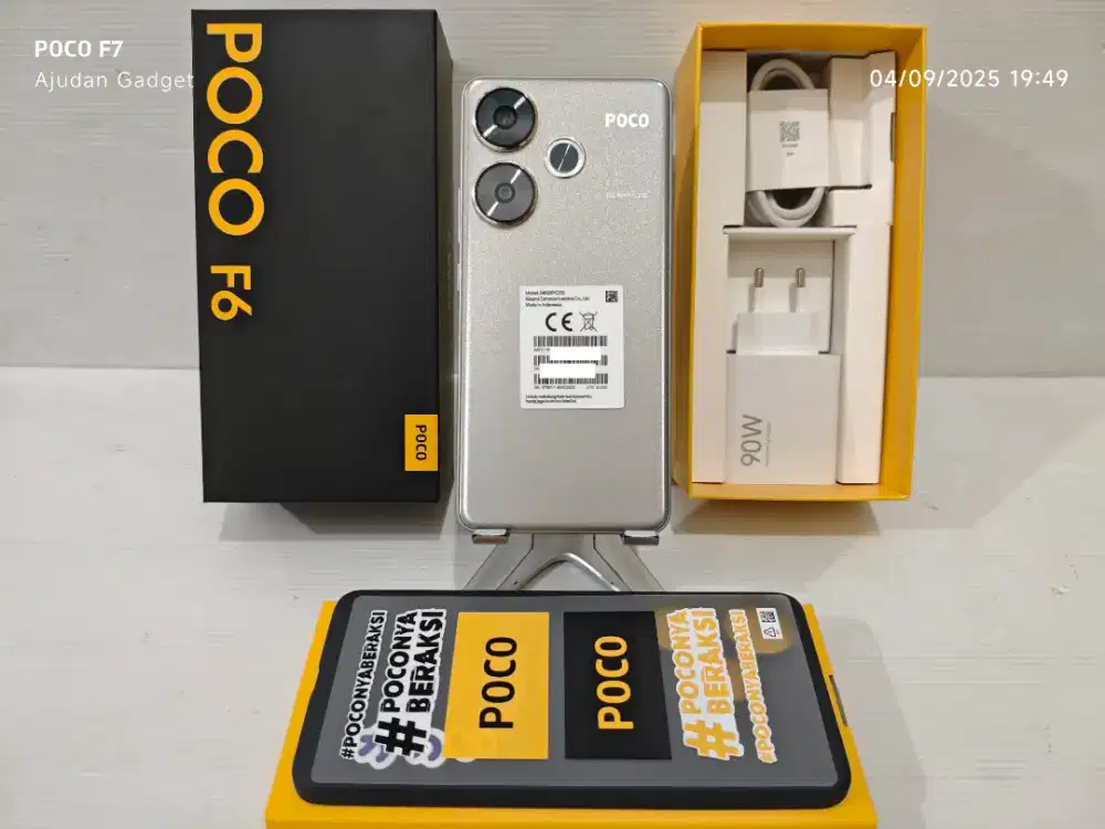 Xiaomi Poco F6 5G 12/512 Gb Garansi Resmi Likenew 100% bisa TT/BT