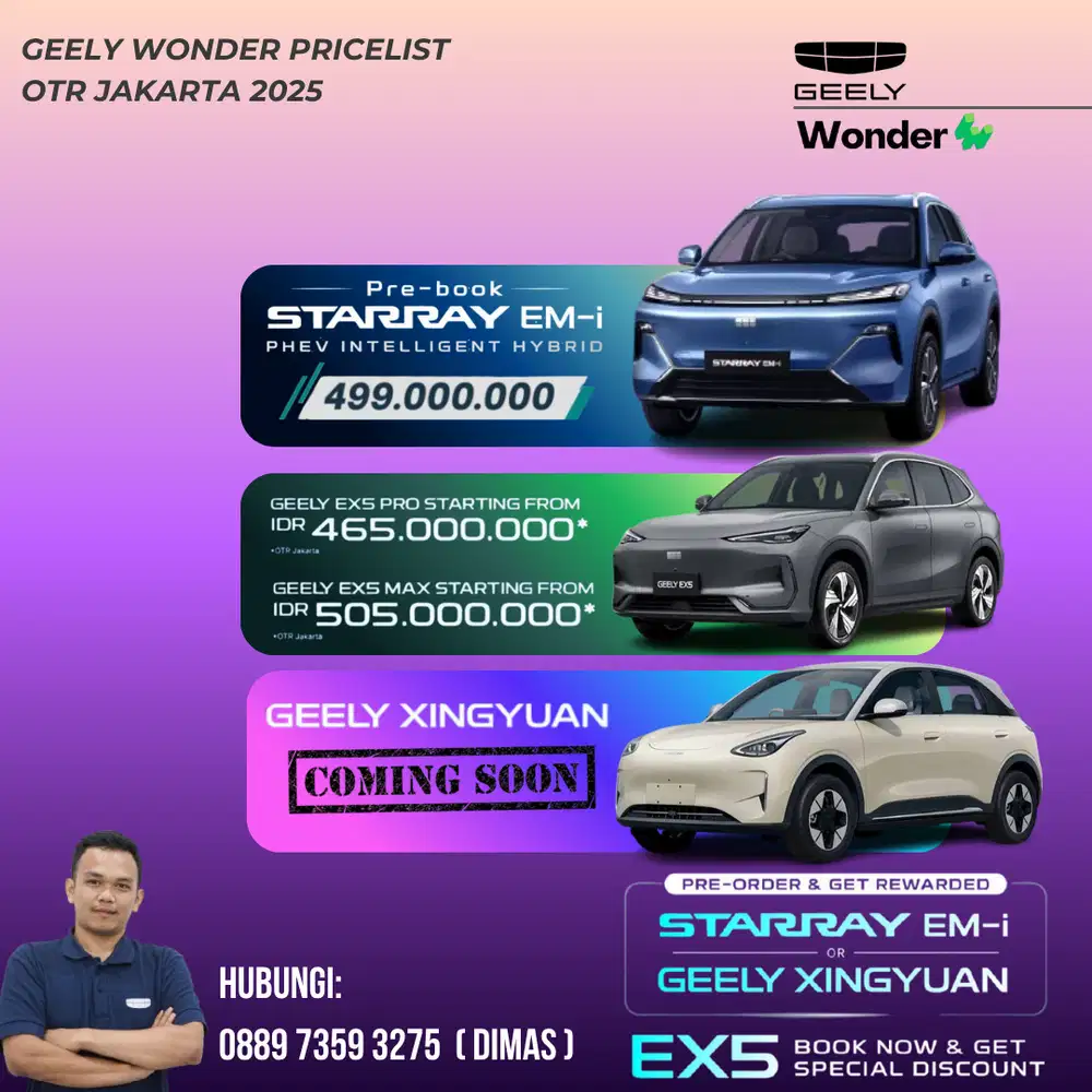Geely EX5 2025 Listrik