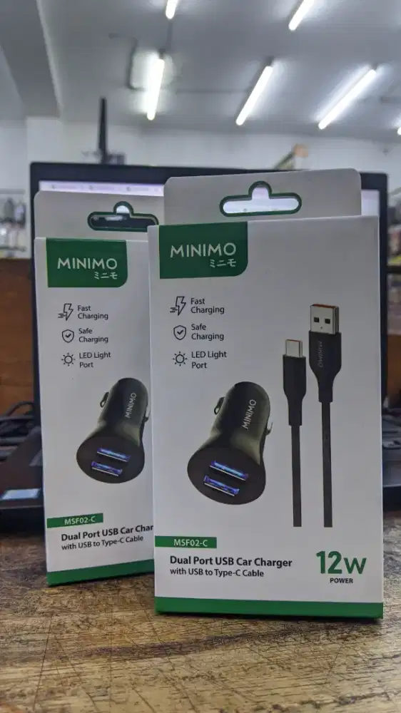 CAR CHARGER 12W MINIMO MSF02-C