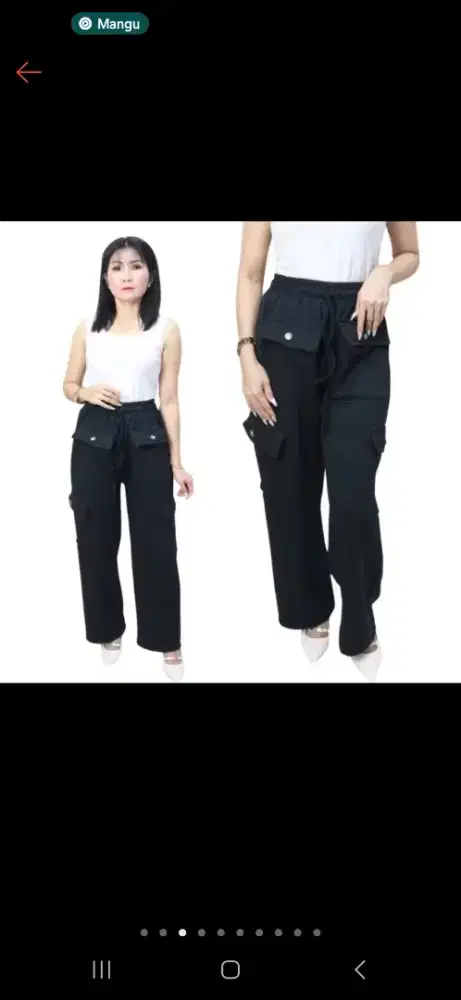 Cargo Pants Black