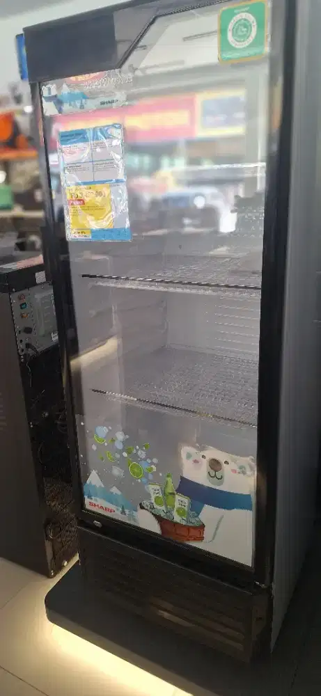 Sharp Showcase refrigerator