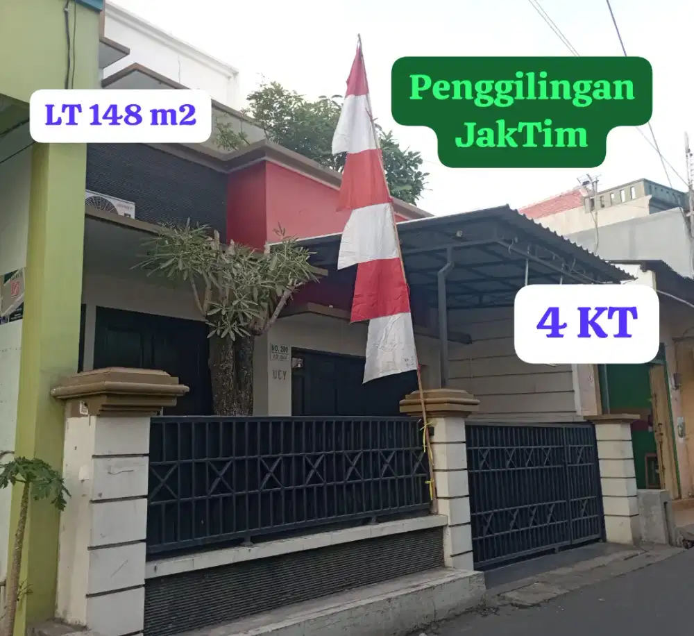 Rumah Siap Huni Di Penggilingan (Jl. Marzuki), Cakung, Jakarta Timur