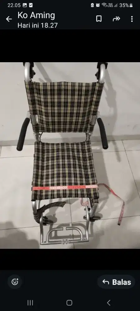 Kursi Roda Lipat