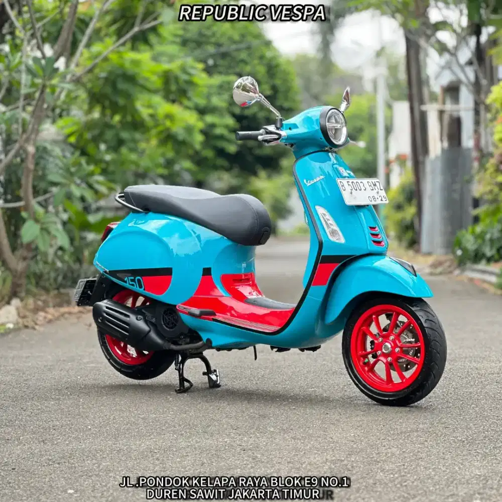DIJUAL VESPA PRIMAVERA VIBE COLOR 150 IGET ABS LED TH 2023