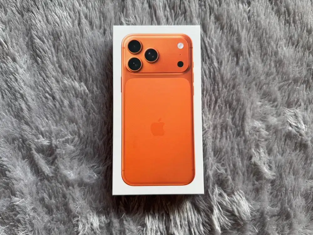(NEW) iPhone 17 Pro Max 256GB Cosmic Orange BNIB Garansi iBox 1 Tahun
