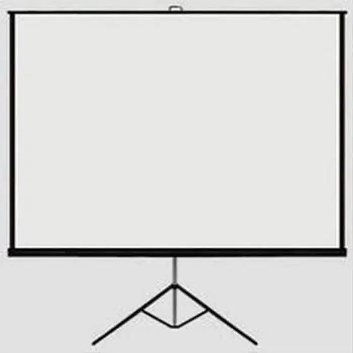 Layar Projector Tripod 70 x 70 inchi