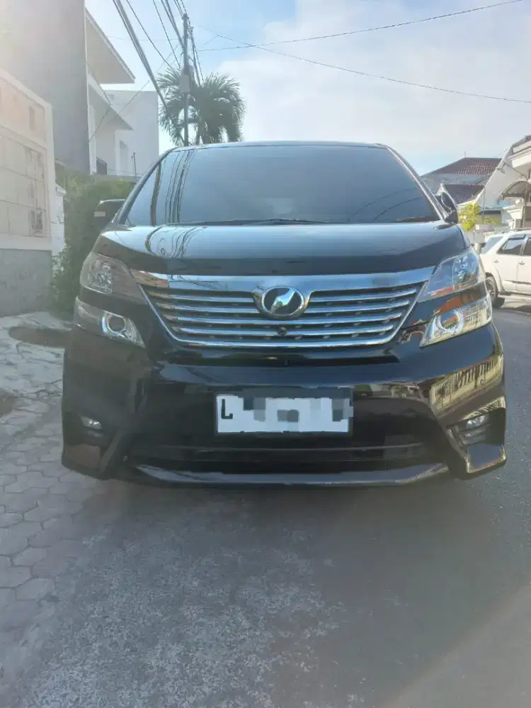 VELLFIRE Z PREMIUM ZOUND 2010 HITAM METT. PLAT L. TG1. TERMURAH