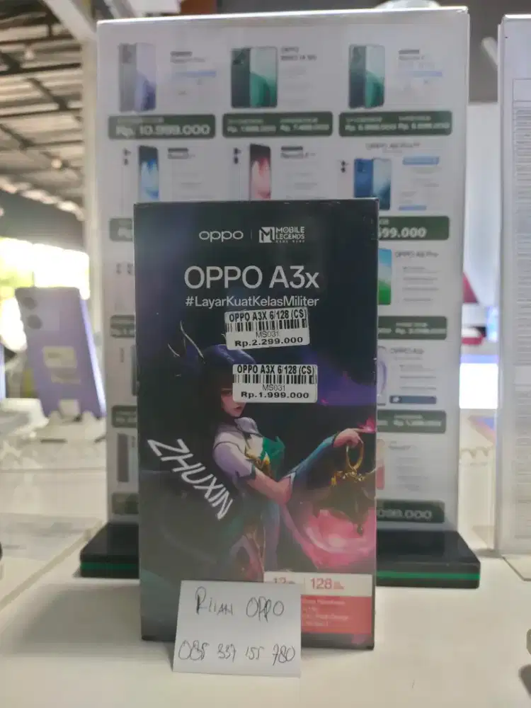 Oppo A3x Ram 6+6/128gb ATLANTIS DAHSYAT
