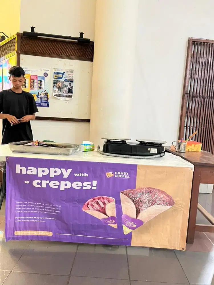 Lowongan kerja jaga Stand CREPES