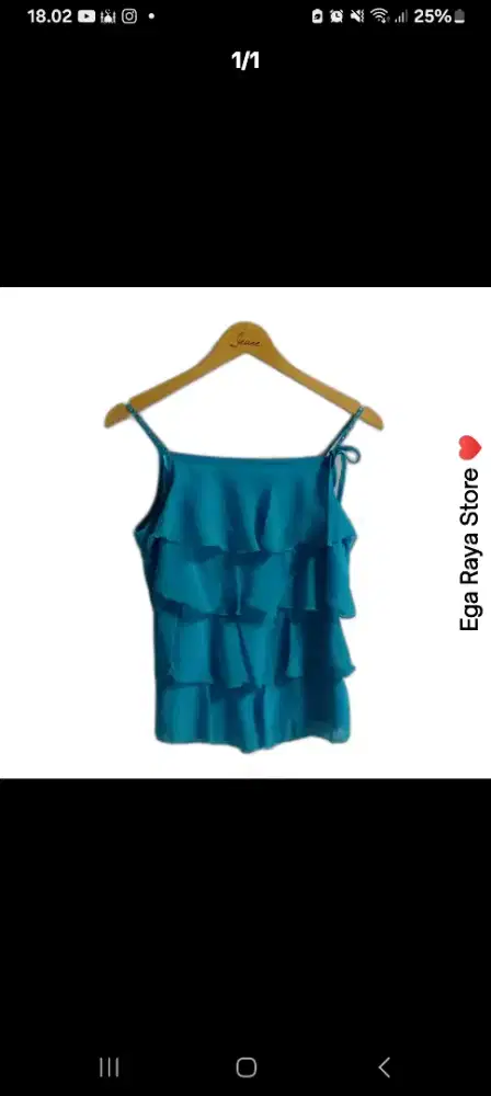 Pakaian wanita tanktop wanita preloved