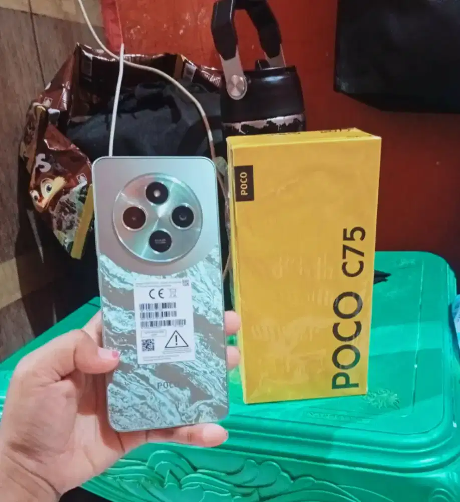 Poco c75 NFC ram 6+6/128 Fullset Ori Bukan Kw/Refurbish