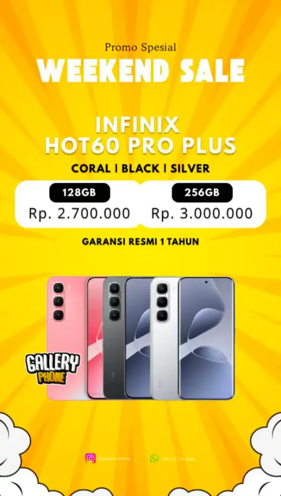 PROMO INFINIX HOT60 PRO PLUS CICILAN TANPA DP